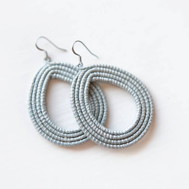 Isimbi - Woven Loop Earrings