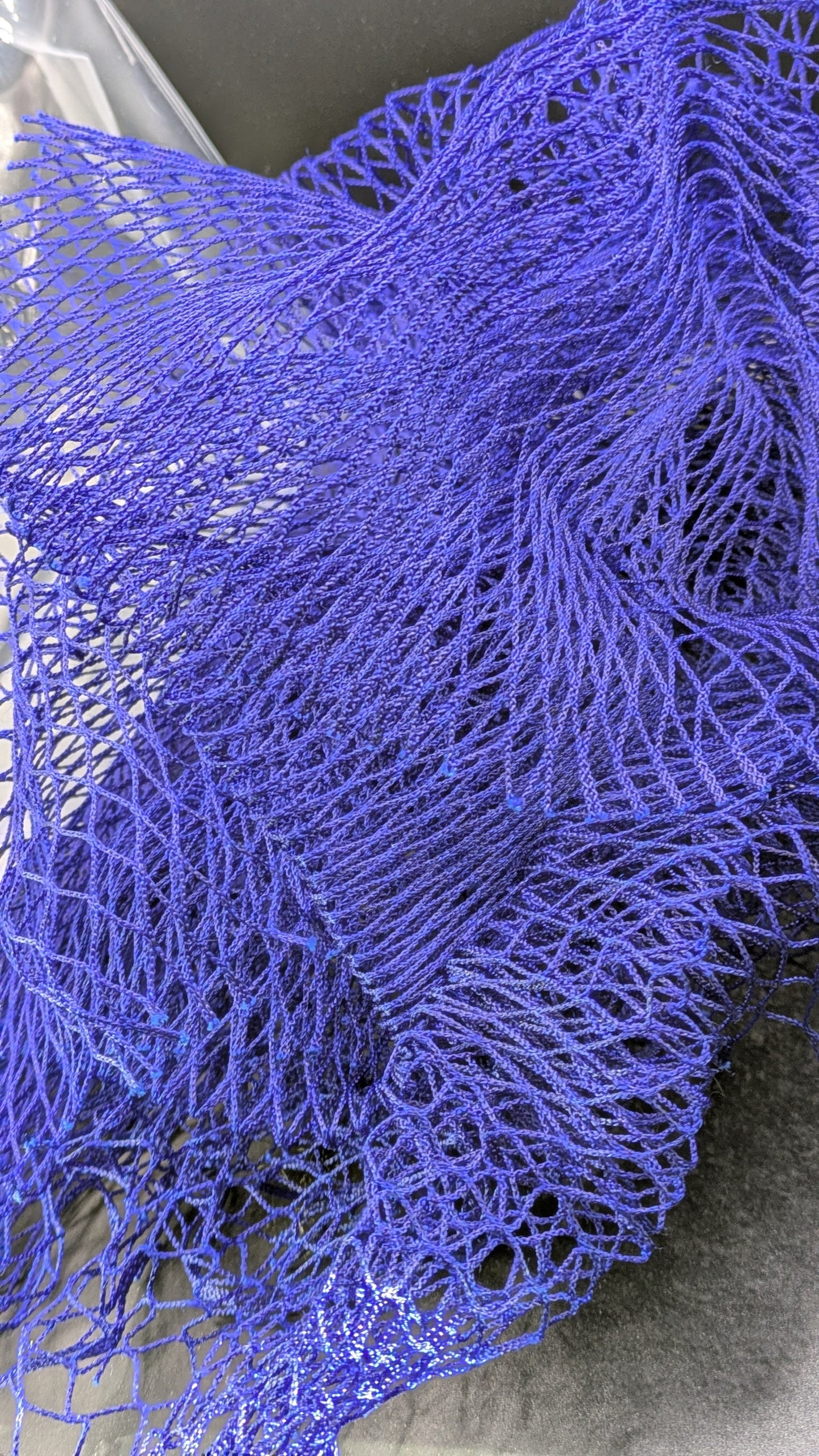 African Shower Net Blue