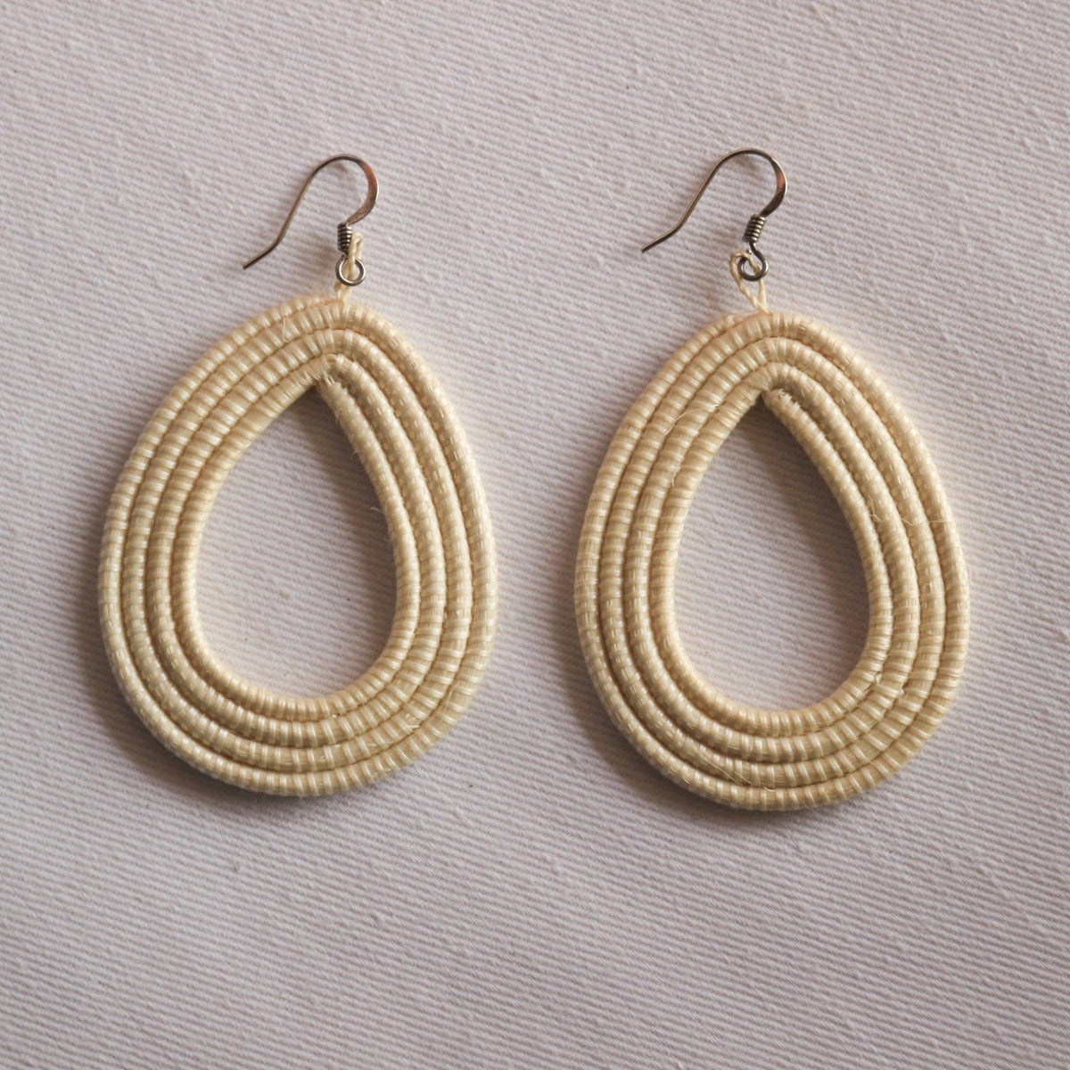 Uwera - Woven Loop Earrings