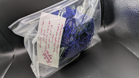 African Shower Net Blue