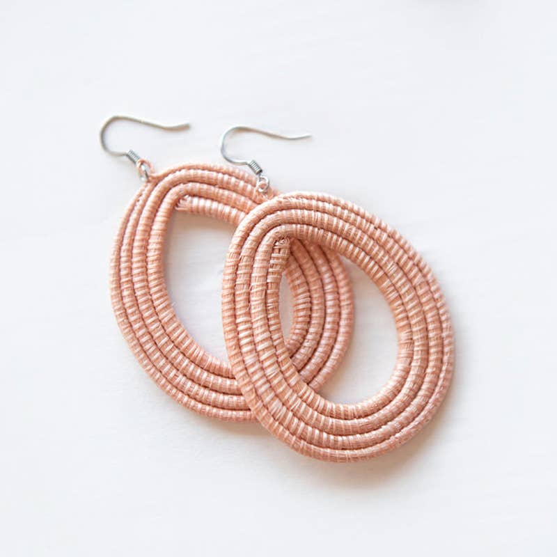 Bwiza - Woven Loop Earrings