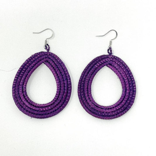 Ineza -  Woven Loop Earrings
