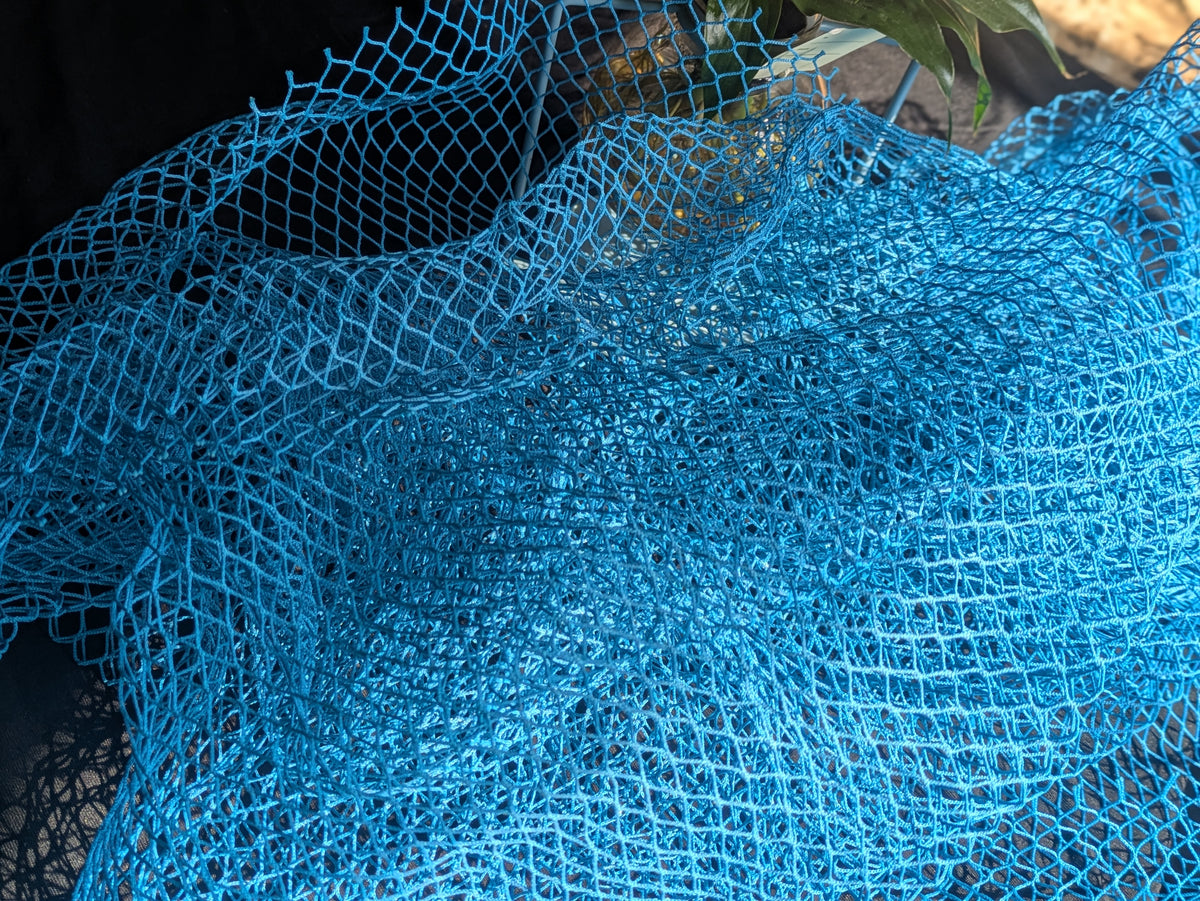 African Shower Net Blue