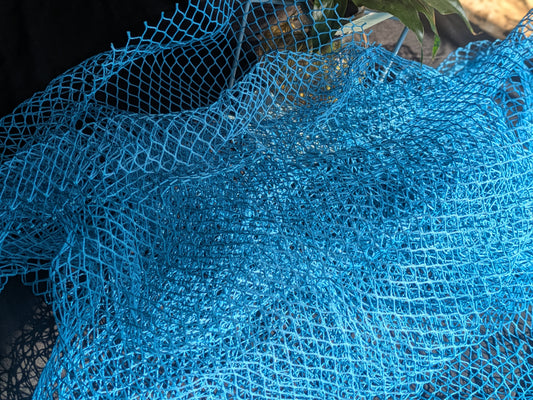 African Shower Net Blue